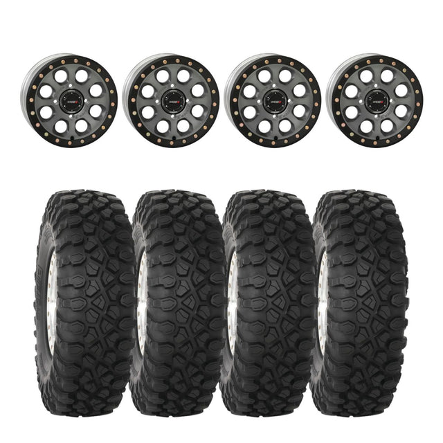 System 3 Titanium SB-7 Beadlock & System 3 Radial XC450 Wheel & Tire Kit