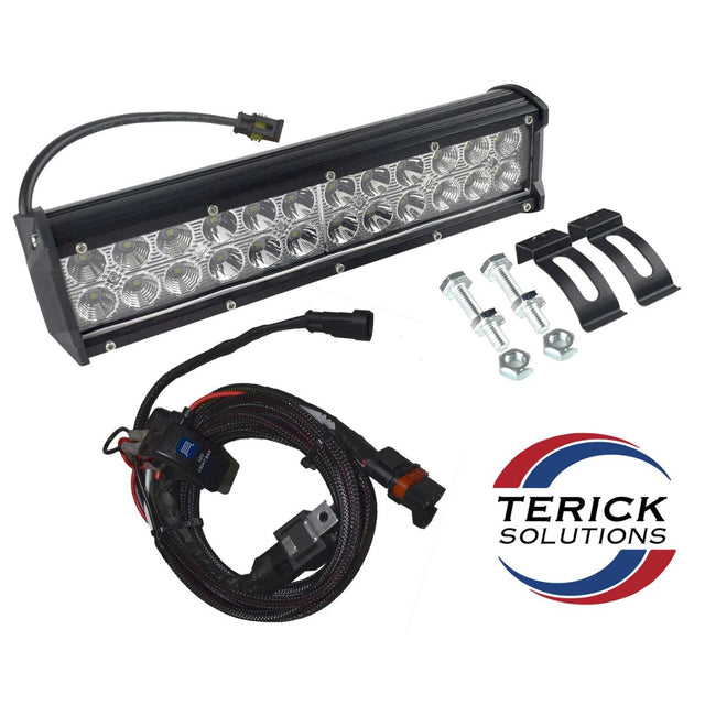Terick Solutions 12" Light Bar Kit w/ Pulse Bar Plug Harness