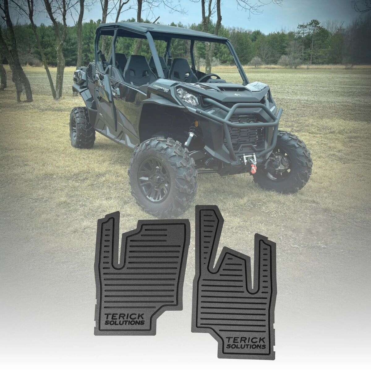 Terick Solutions '18-'25 Can-Am Gen 2 Rubber Floor Mats