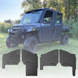 Terick Solutions '18+ Polaris Ranger XP 1000 Rubber Floor Mats