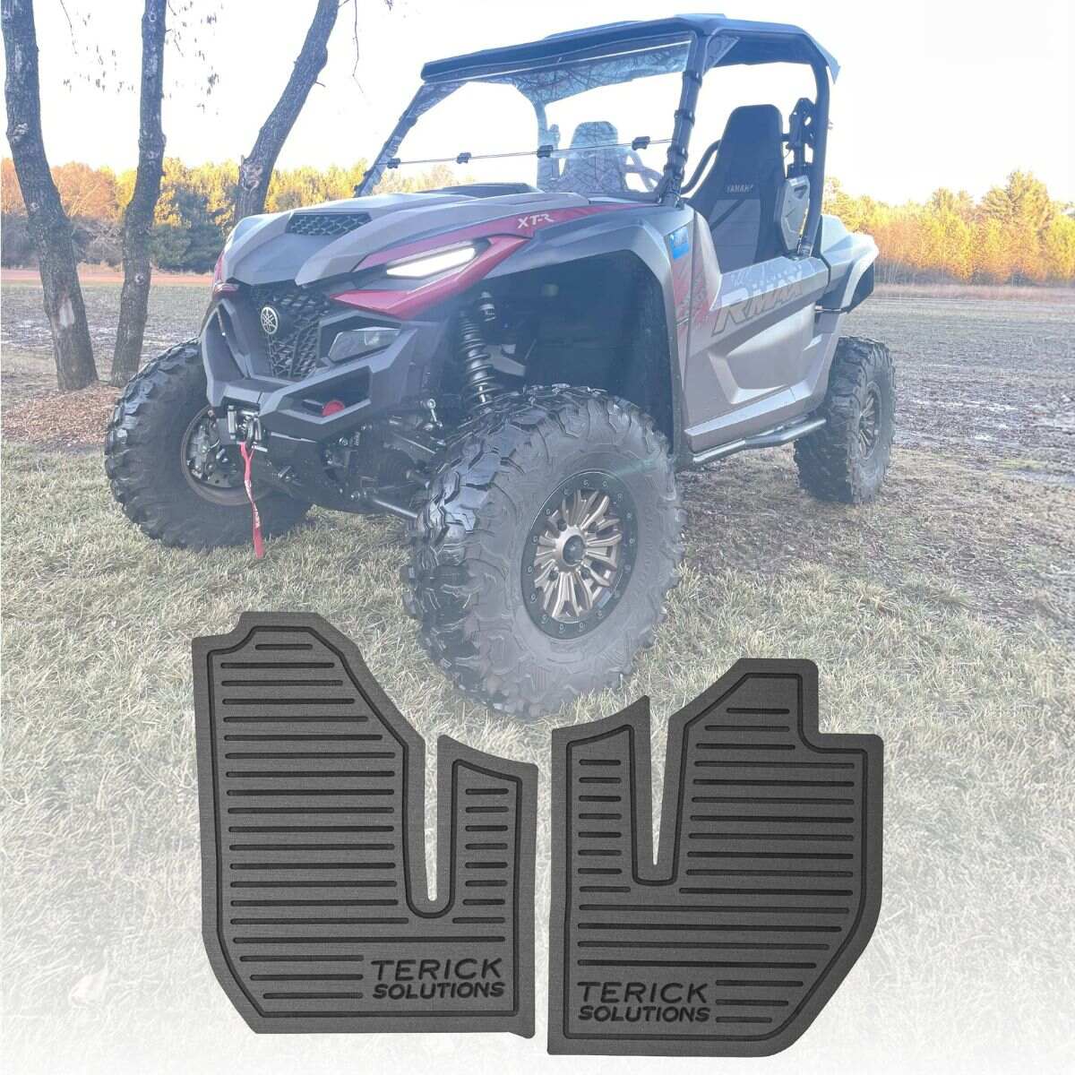 Terick Solutions '18+ Yamaha Wolverine Rubber Floor Mats