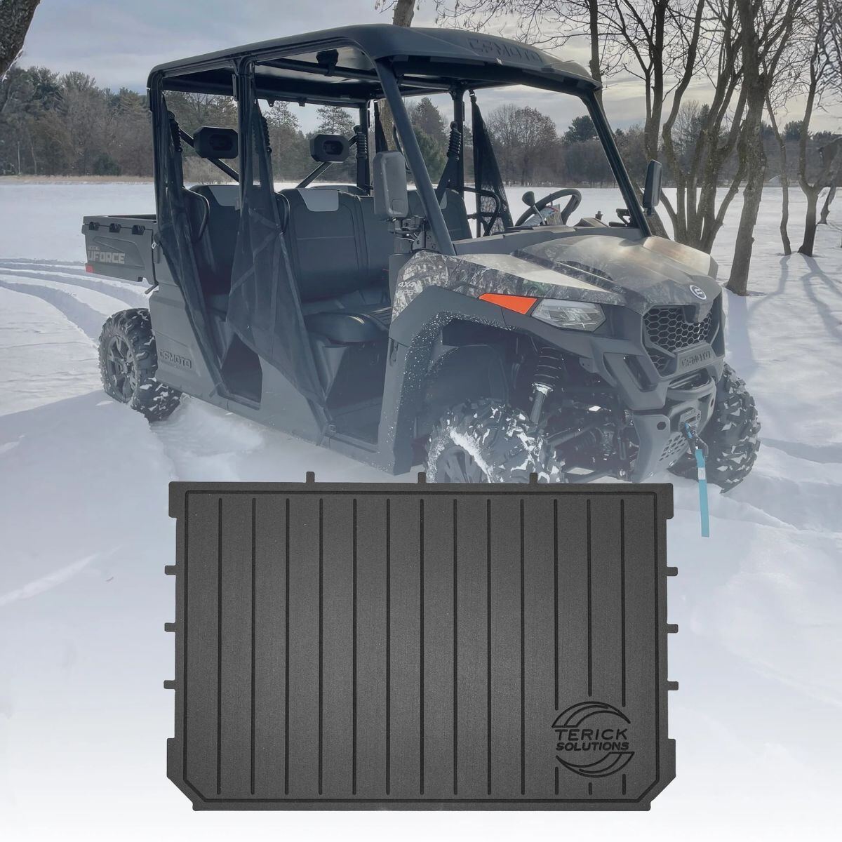 Terick Solutions '19-'25 CFMoto Uforce 600 Rubber Floor Mats