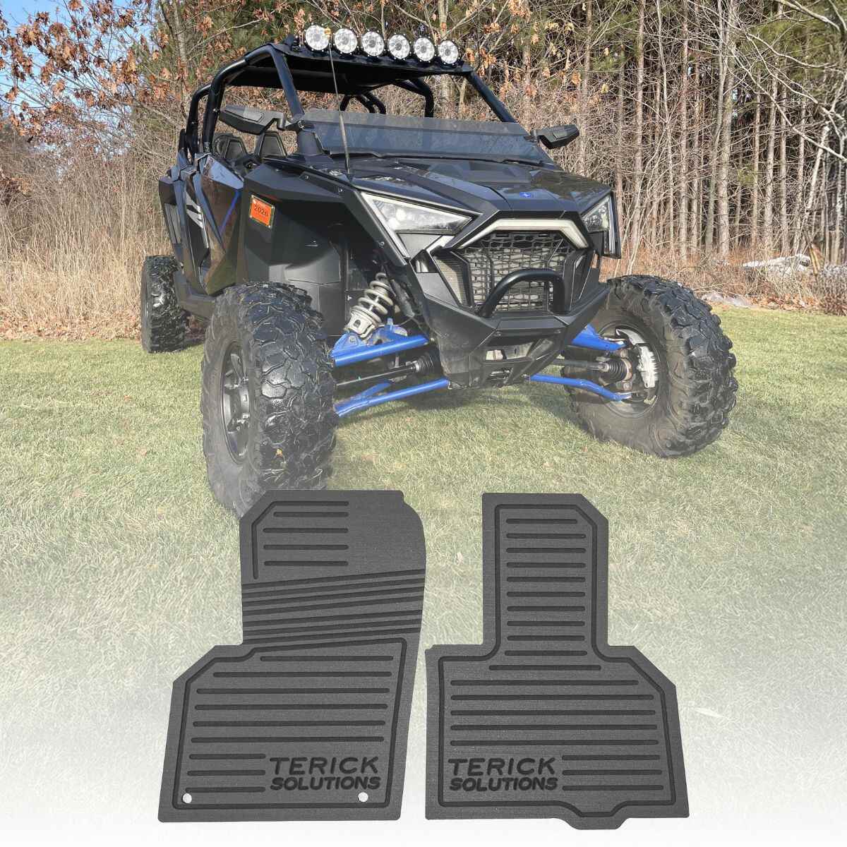 Terick Solutions '22+ Polaris RZR Pro R Rubber Floor Mats