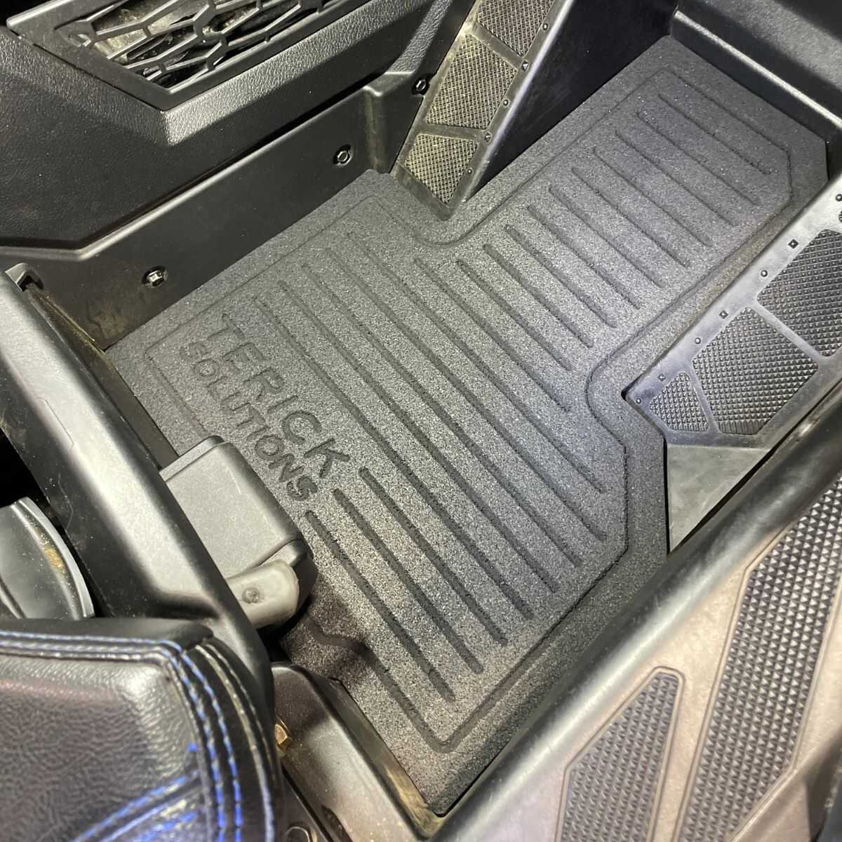 Terick Solutions '22+ Polaris RZR Pro R Rubber Floor Mats