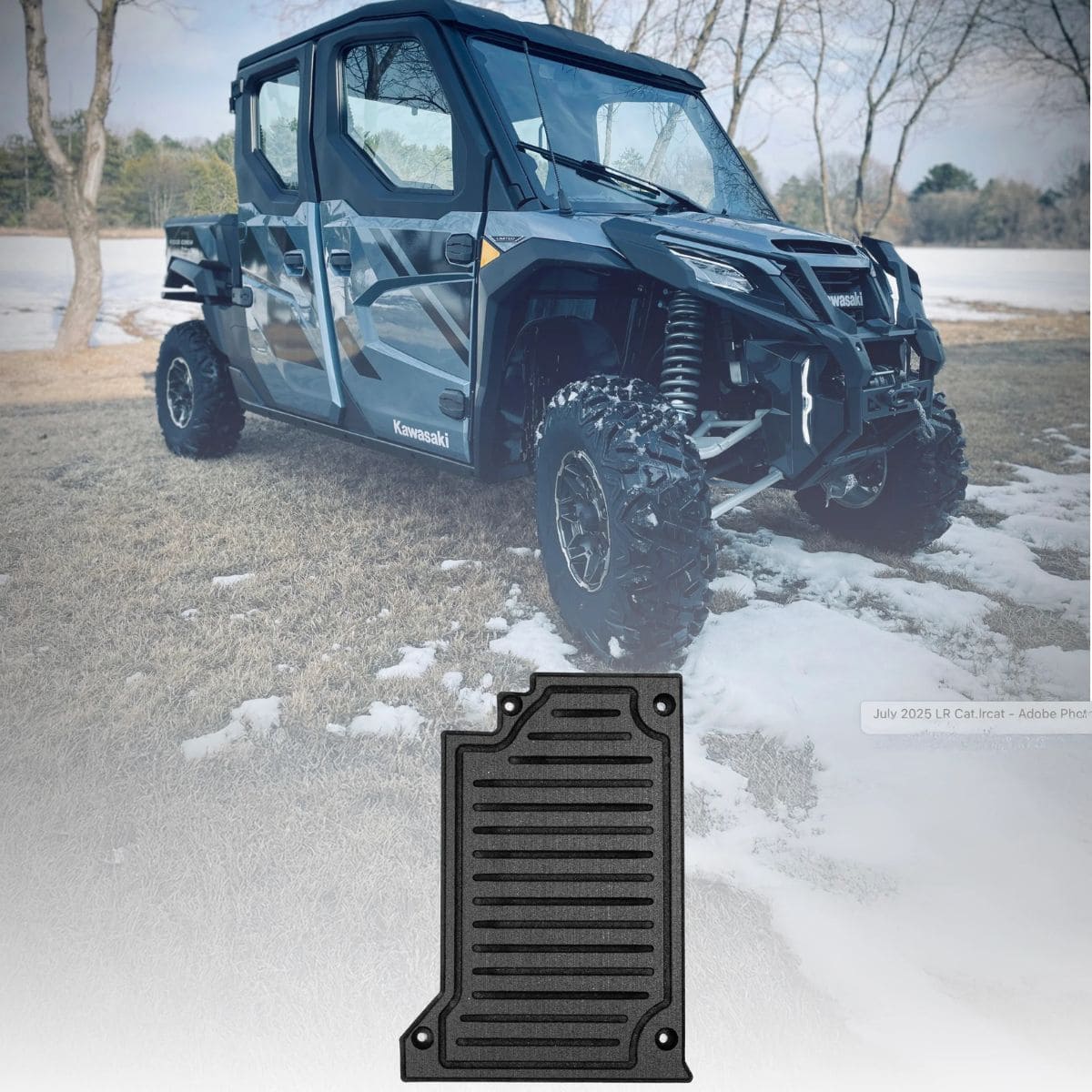 Terick Solutions '24+ Kawasaki Ridge Crew Rubber Floor Mats