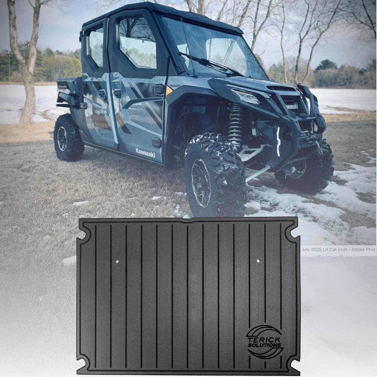 Terick Solutions '24+ Kawasaki Ridge Crew Rubber Floor Mats