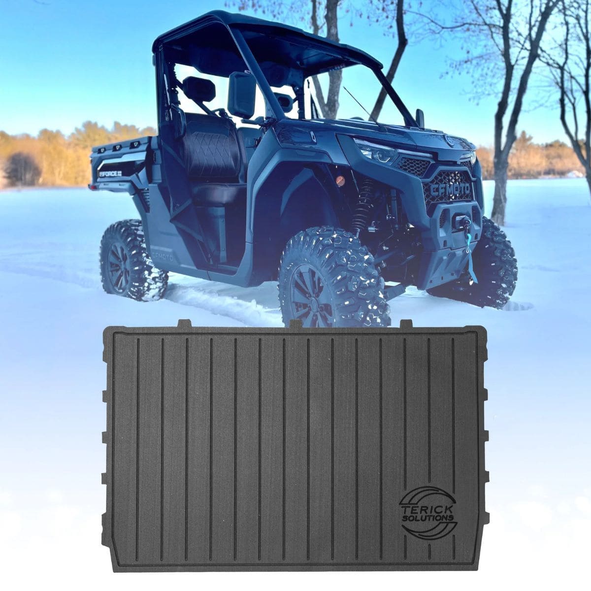 Terick Solutions '25+ CFMoto Uforce U10 Pro Rubber Floor Mats