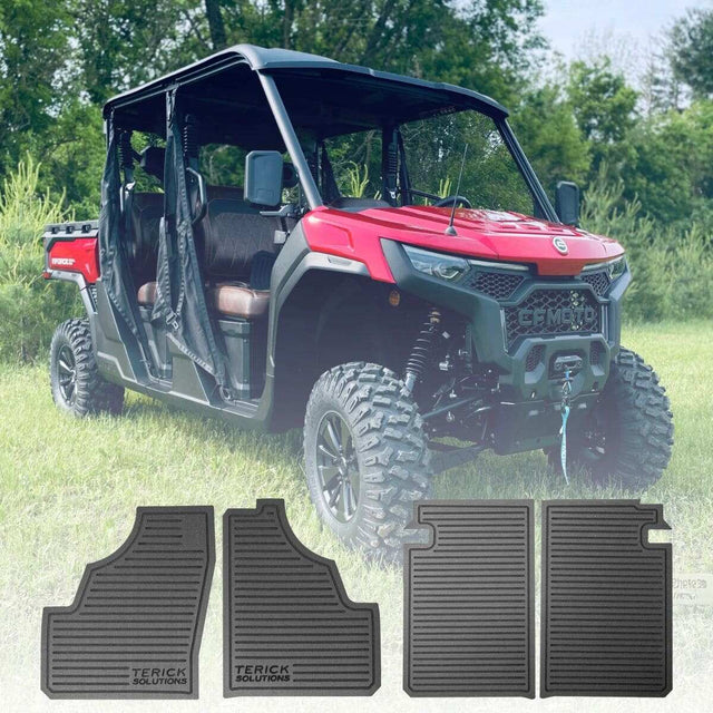 Terick Solutions '25+ CFMoto Uforce U10 Pro XL Rubber Floor Mats