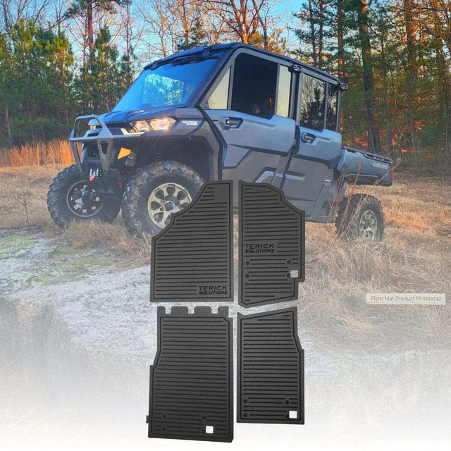 Terick Solutions Can-Am Defender HD11 Rubber Floor Mats