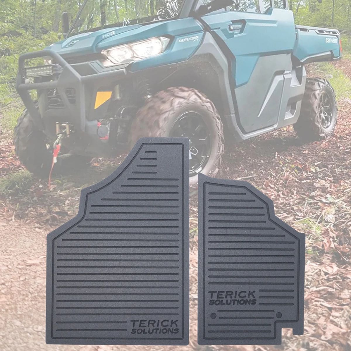 Terick Solutions Can-Am Defender HD11 Rubber Floor Mats