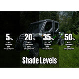 Terick Solutions Kawasaki Ridge Pre-Cut Ceramic Tinted Side Windows
