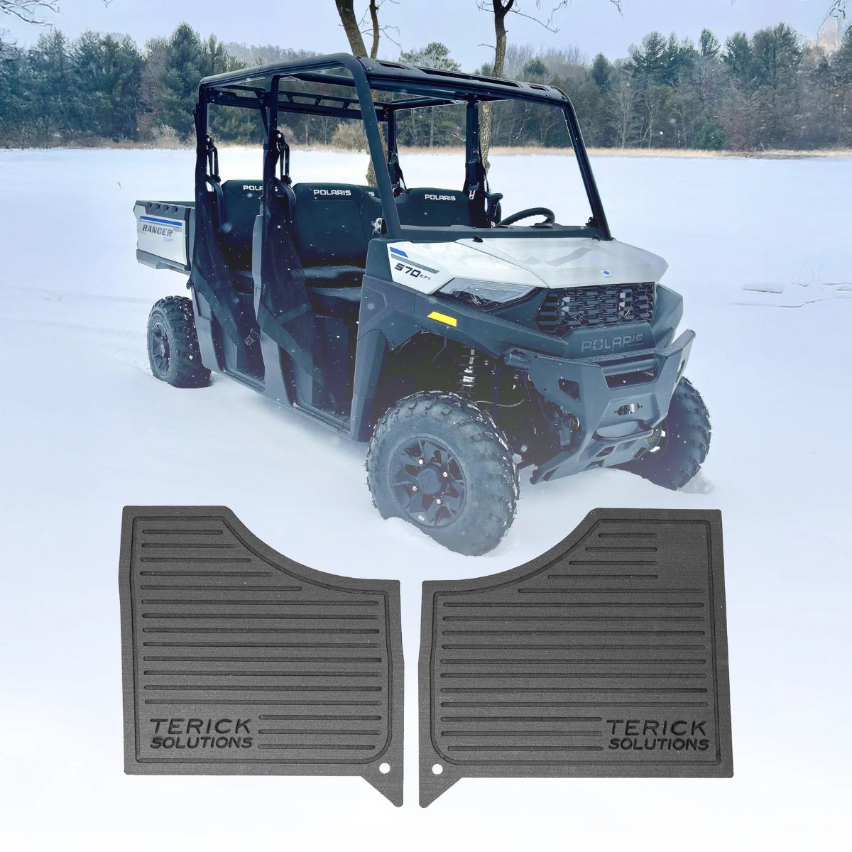 Terick Solutions Polaris Ranger Mid Size 570 Rubber Floor Mats
