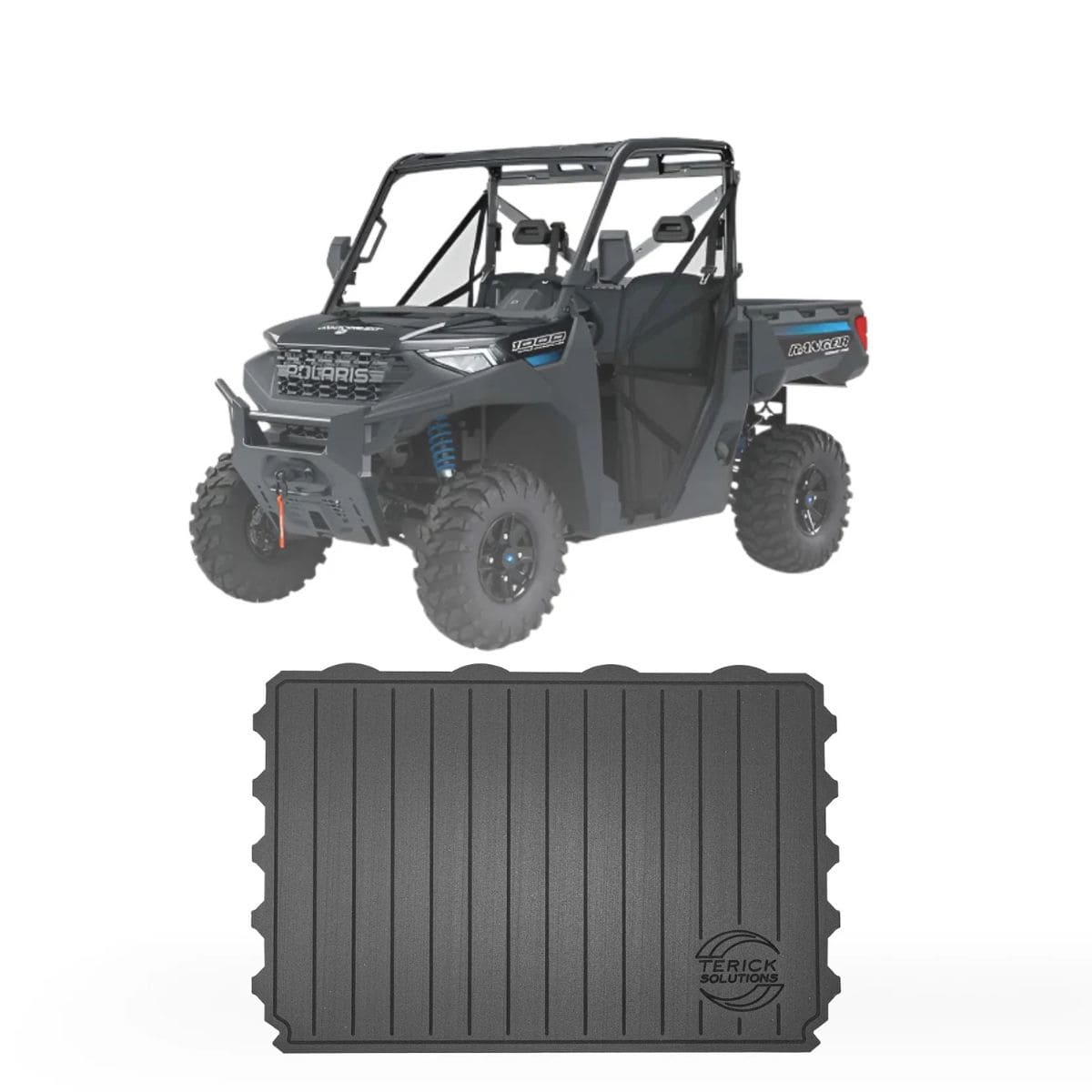 Terick Solutions Polaris Ranger Rubber Floor Mats