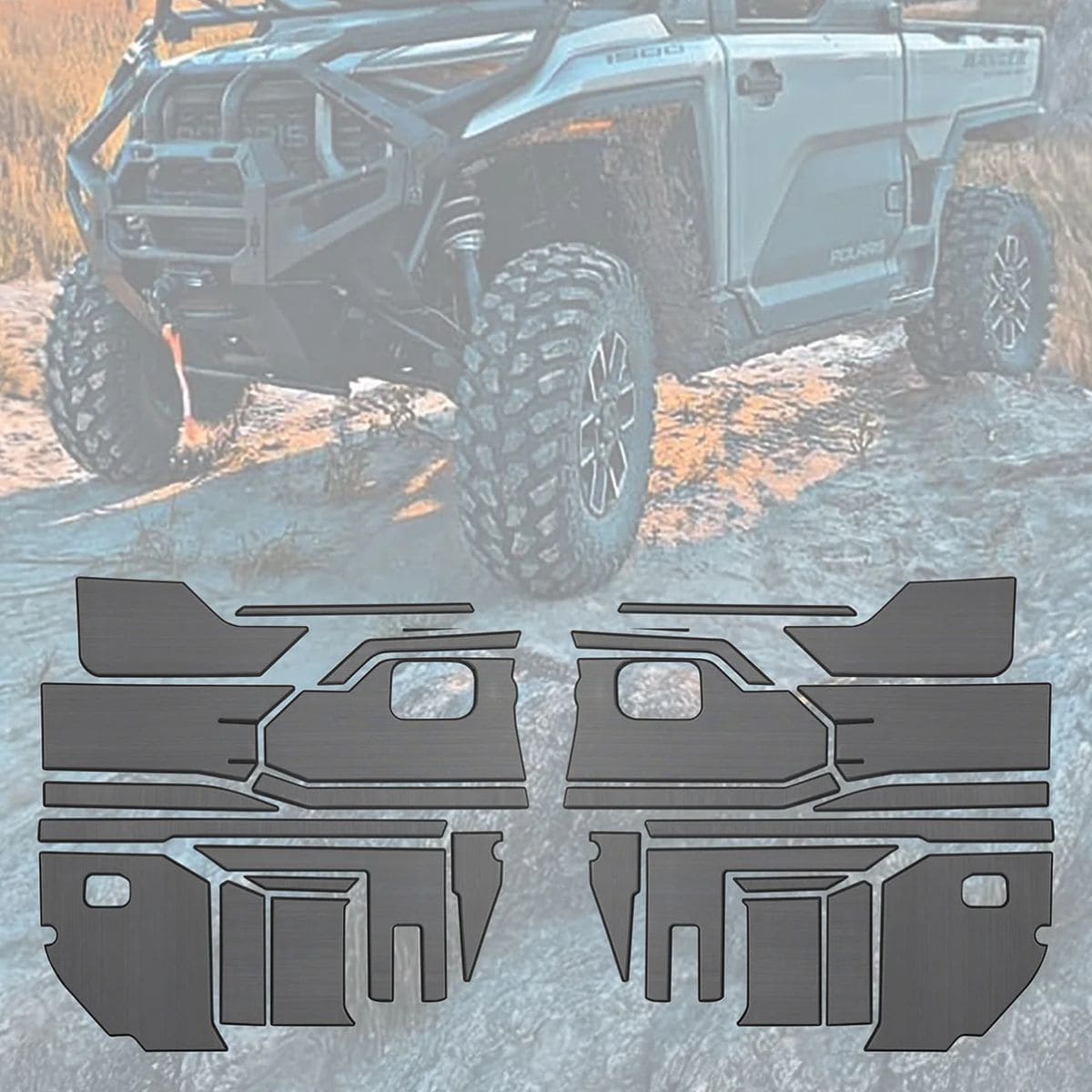 Terick Solutions Polaris Ranger XD 1500 EVA Foam Door Panel & Tunnel Kits