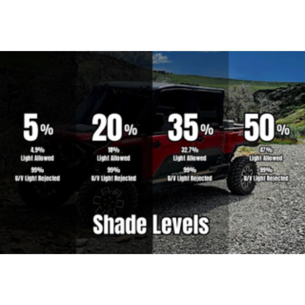 Terick Solutions Polaris Ranger XD 1500 Pre-Cut Ceramic Tinted Rear Window