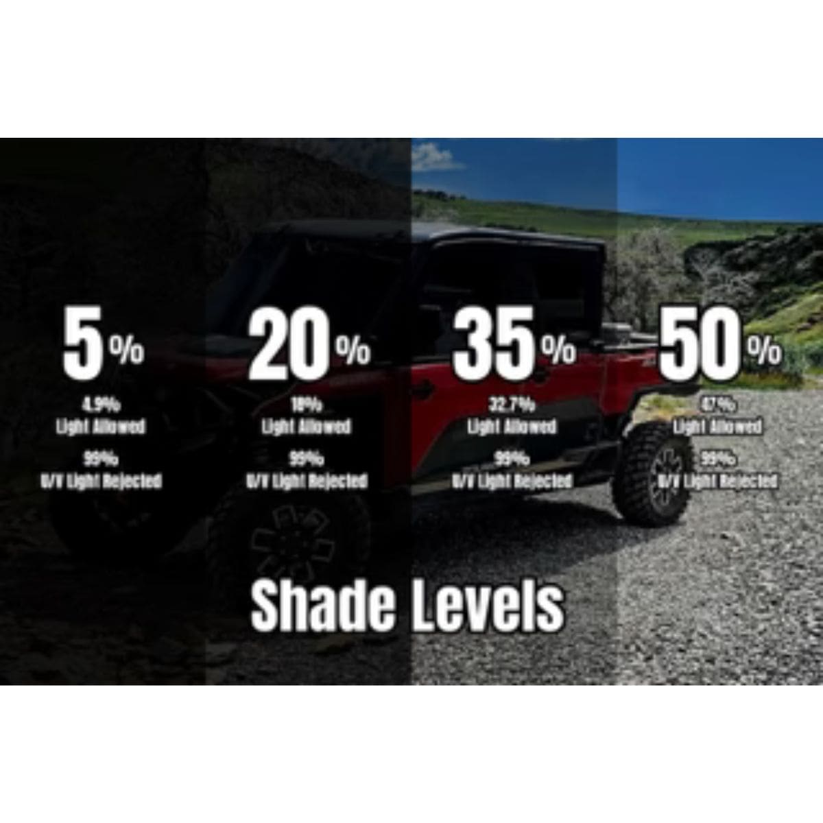 Terick Solutions Polaris Ranger XD 1500 Pre-Cut Ceramic Tinted Window