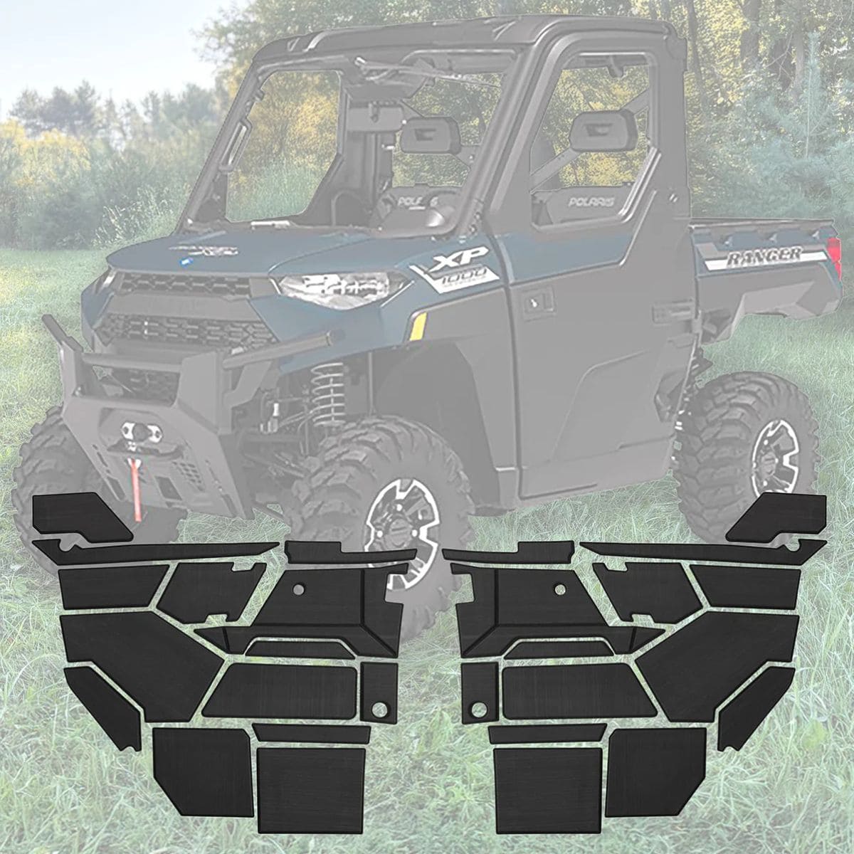 Terick Solutions Polaris Ranger XP 1000 EVA Foam Door Panel Kit