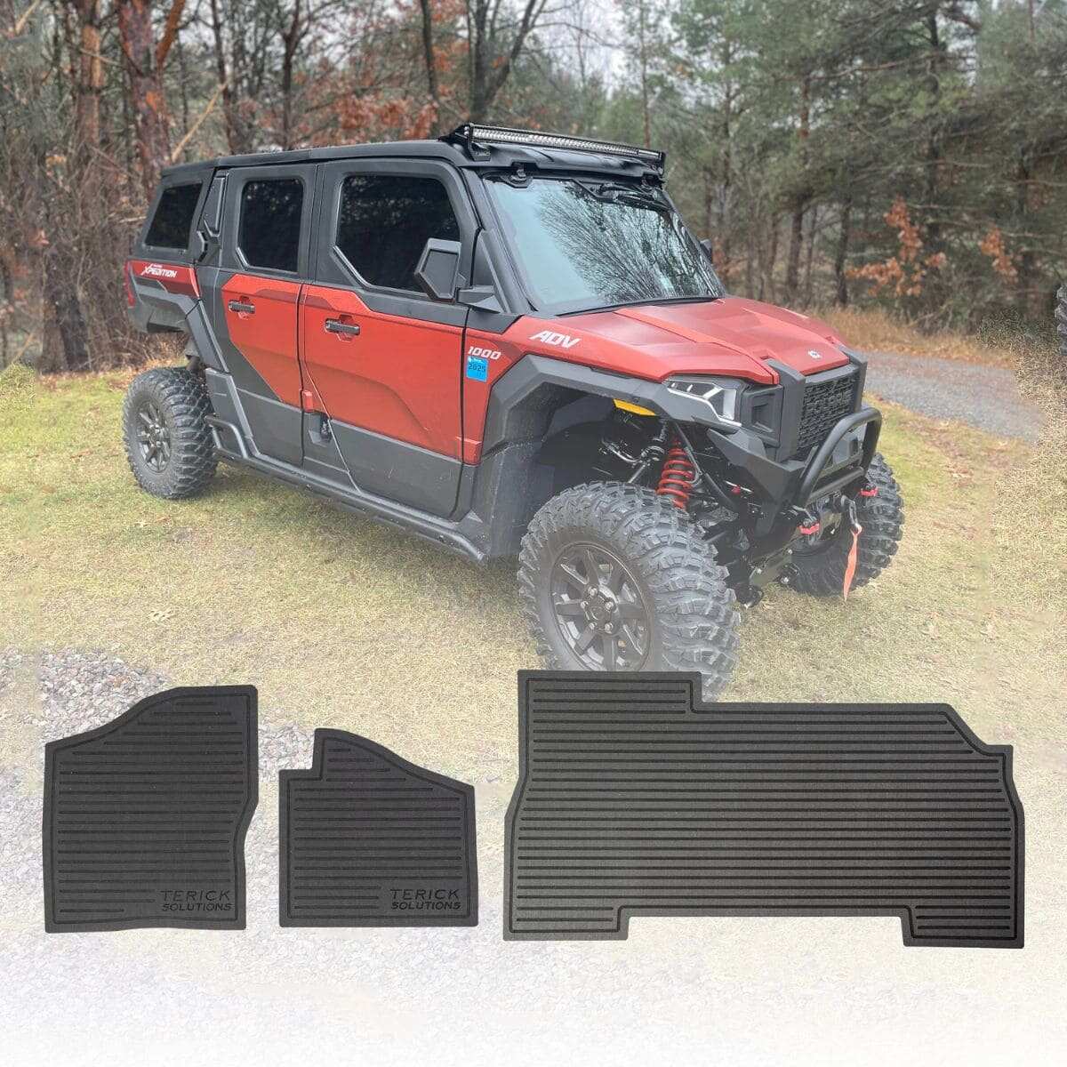 Terick Solutions Polaris Xpedition Rubber Floor Mats