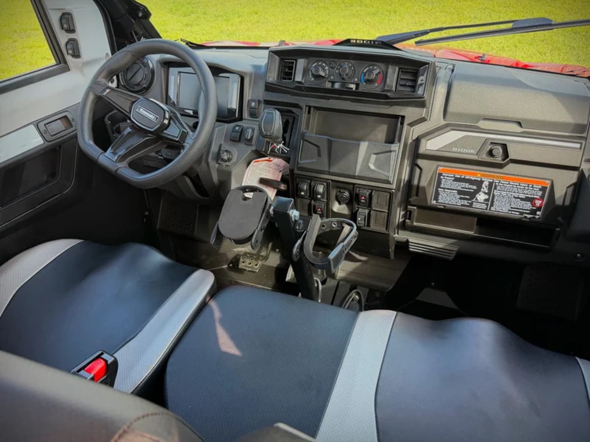 Thumper Fab '24-'27 Kawasaki Ridge Center Floor Gun Mount