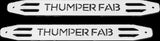 Thumper Fab 800SX Nerf Rails 3-Seat Accent Panel Set