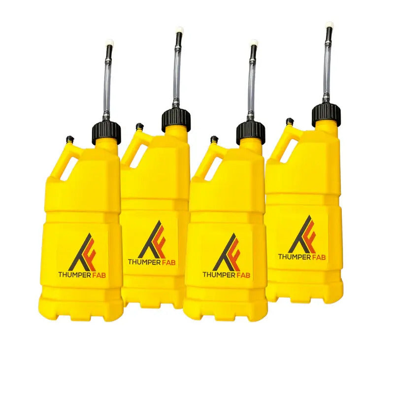 Thumper Fab Can-Am 5 Gallon Utility Jug with Filler Hose Yellow