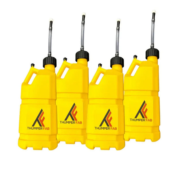 Thumper Fab Can-Am 5 Gallon Utility Jug with Filler Hose Yellow