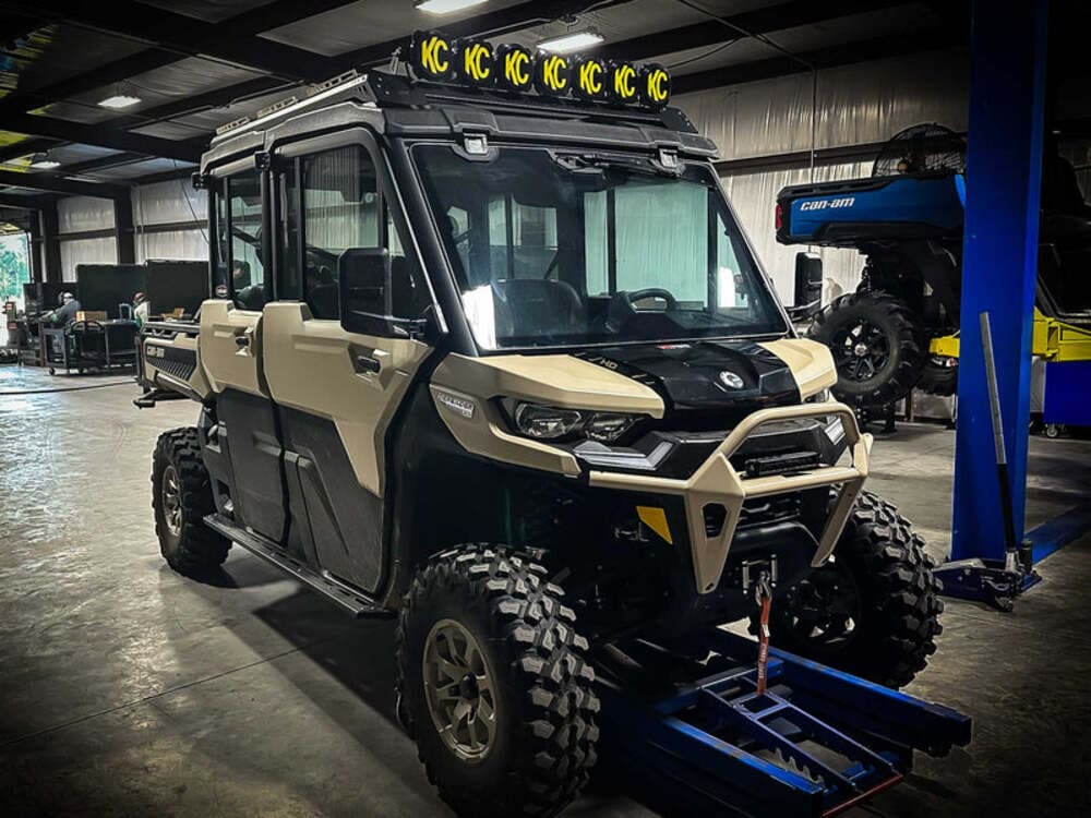 Thumper Fab Can Am Defender MAX JL Audio Roof Rack Crew