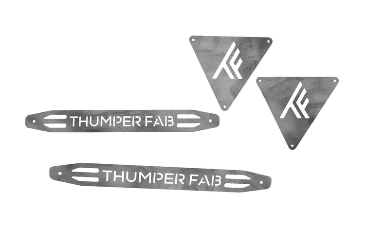 Thumper Fab Can-Am Maverick X3 2 Seat Rock Sliders Accent Panels