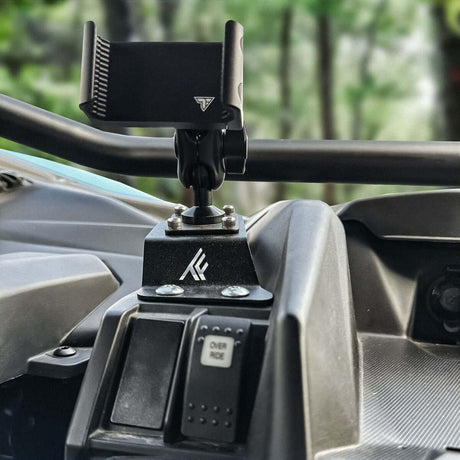 Thumper Fab Can-Am Maverick X3 Phone Dash Mount - Driver