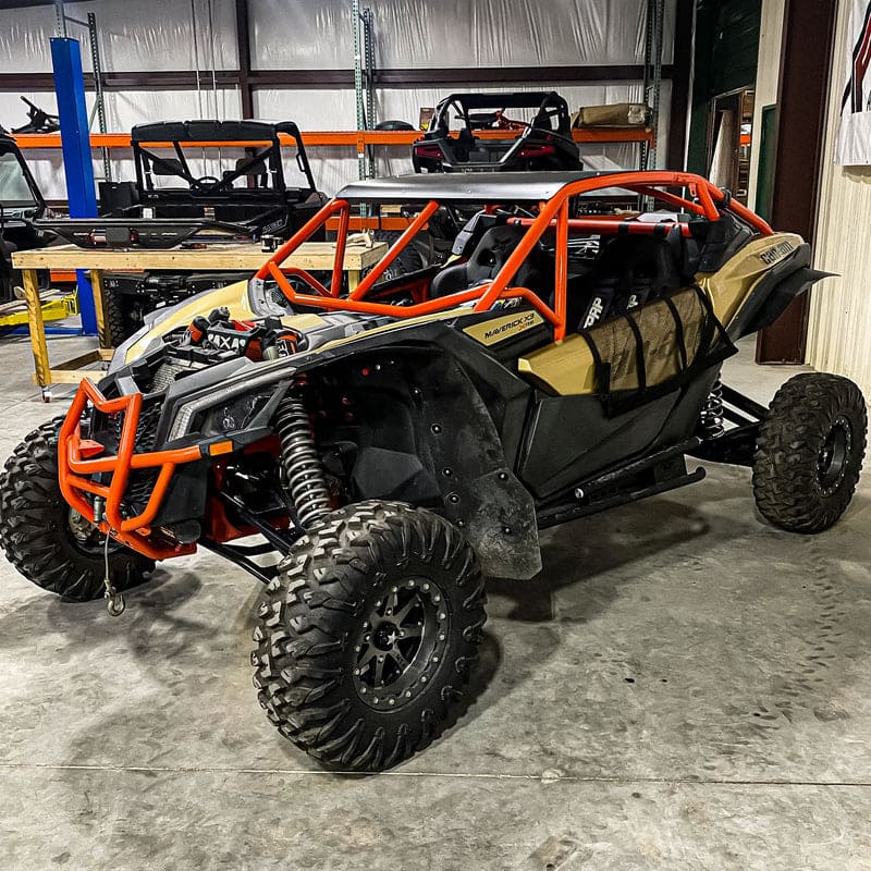 Thumper Fab Can-Am Maverick X3 Race Cage w/ Integrated Rear Bumper - 2 seat