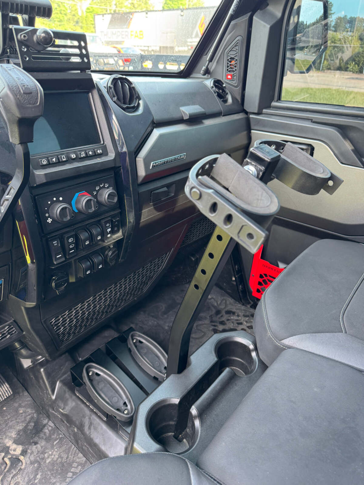 Thumper Fab Polaris Ranger 1500 XD Gun Mount & Center Floor Mount