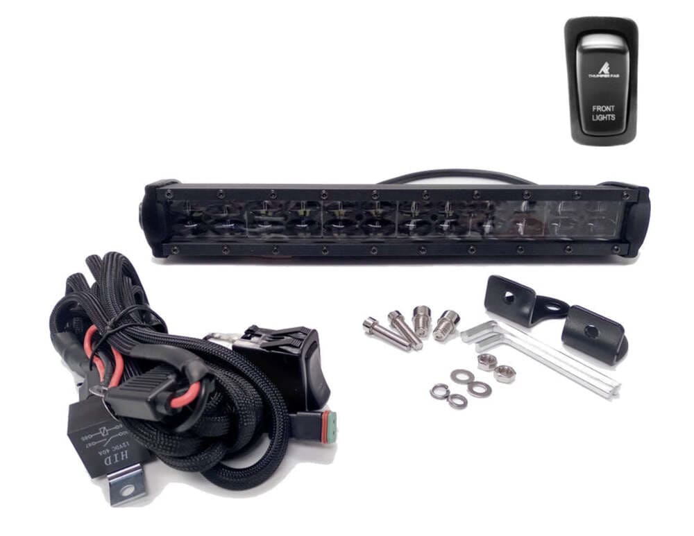 Thumper Fab Polaris Ranger 570 Mid-Size Light Kit Front Winch Bumperd