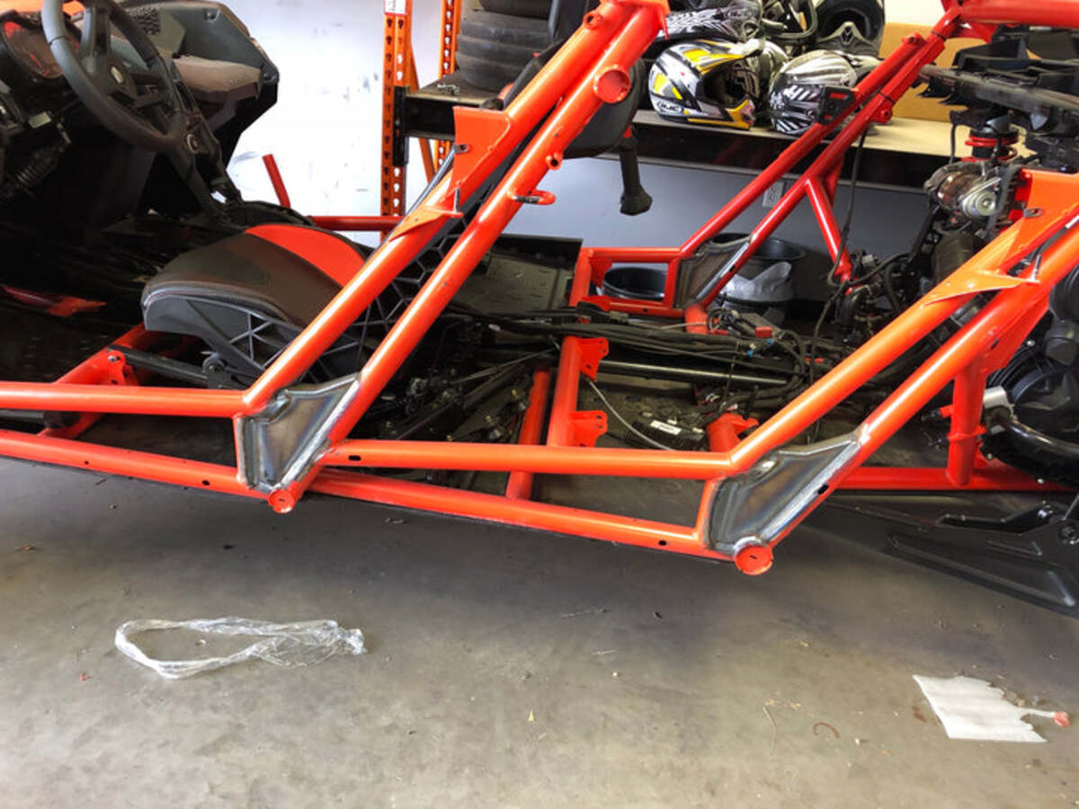TMW Can-Am Maverick X3 MAX Weld in Frame Gussets