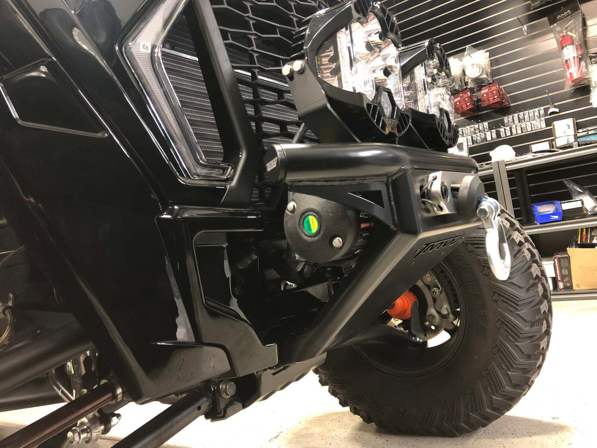 TMW Offroad Polaris RZR Turbo S Winch Front Bumper