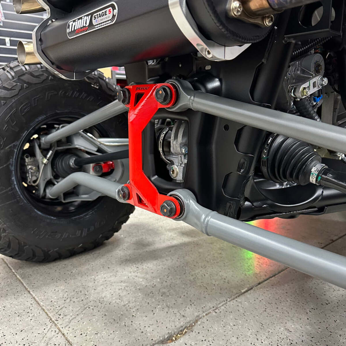 TMW Polaris RZR PRO R/ Turbo R rear radius rod plate
