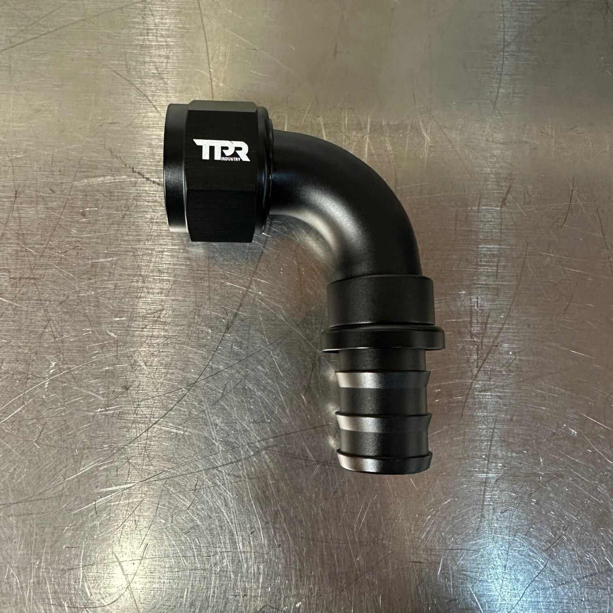 TPR Industry 16an Push Lock Fitting - 90º