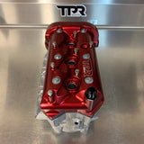 TPR Industry Billet Valve Cover X3 - Red