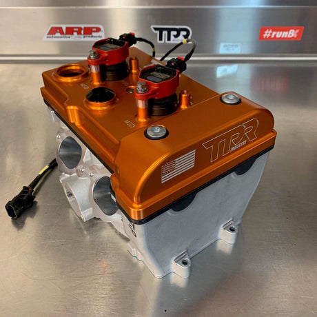 TPR Industry RZR Billet Valve Cover - Orange