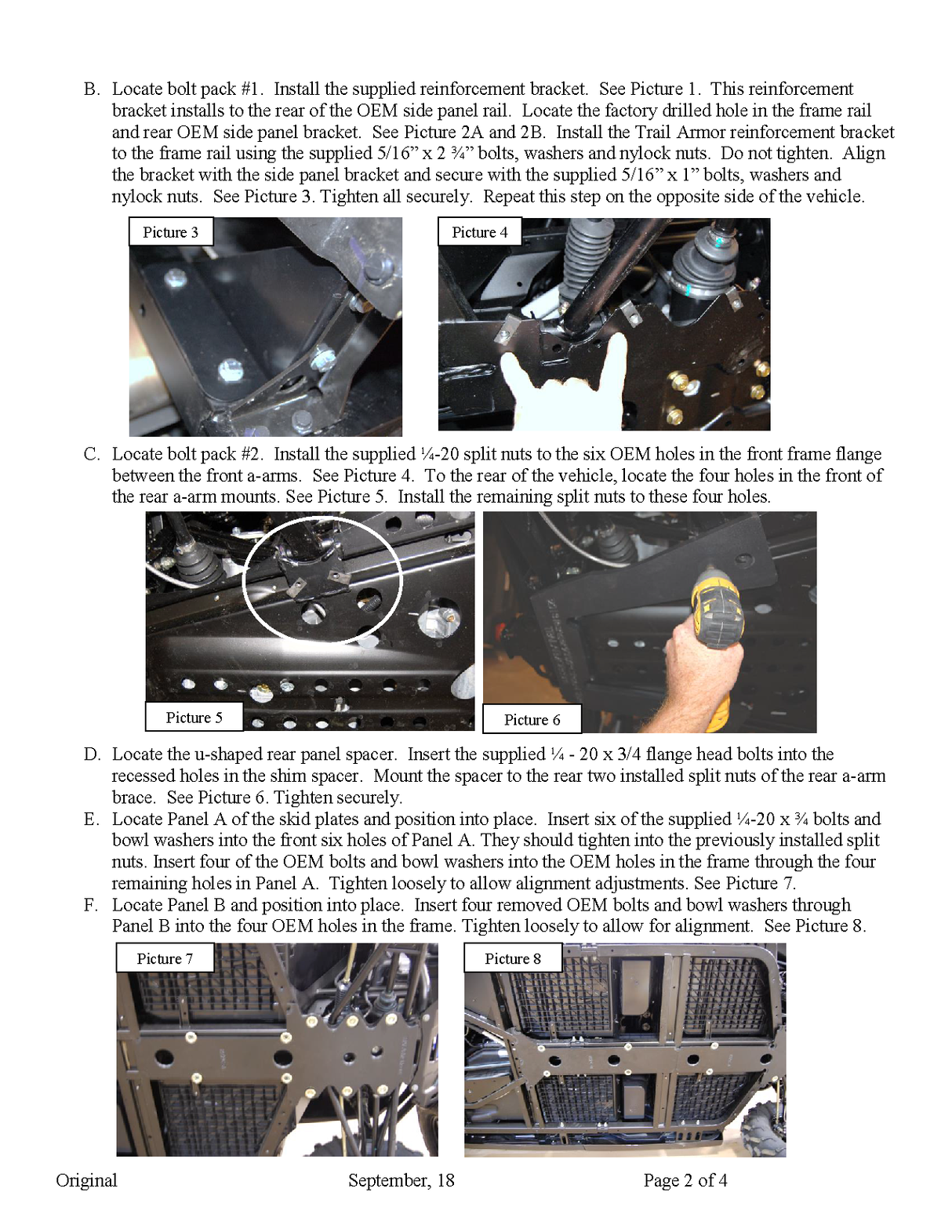 Trail Armor Polaris Ranger XP 900/XP 1000 Full Skid Plates
