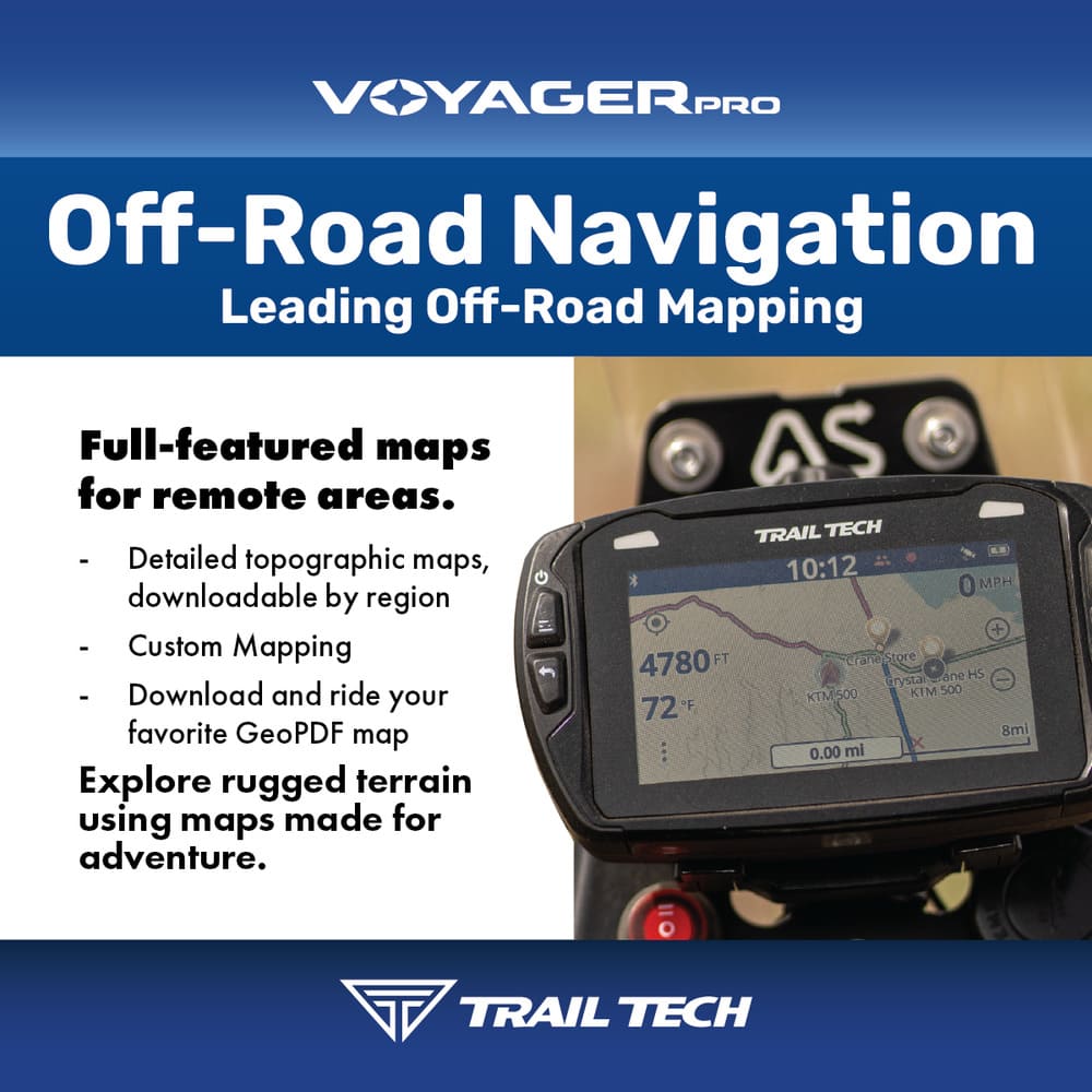 Trail Tech Voyager Pro Digital Gauge - Replacement Head Unit