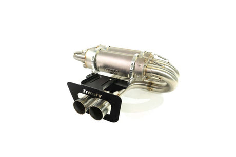 Trinity Racing '24+ Polaris RZR XP 1000 Dual Quiet Muffler Single Outlet Exhaust