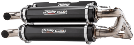 Trinity Racing Polaris RZR RS1 Exhaust Dual Full System - Black