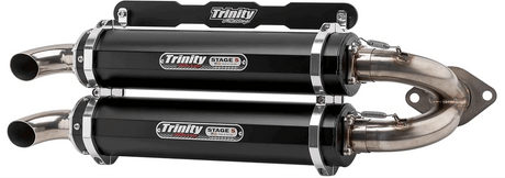 Trinity Racing Polaris RZR RS1 Slip-On Exhaust - Black