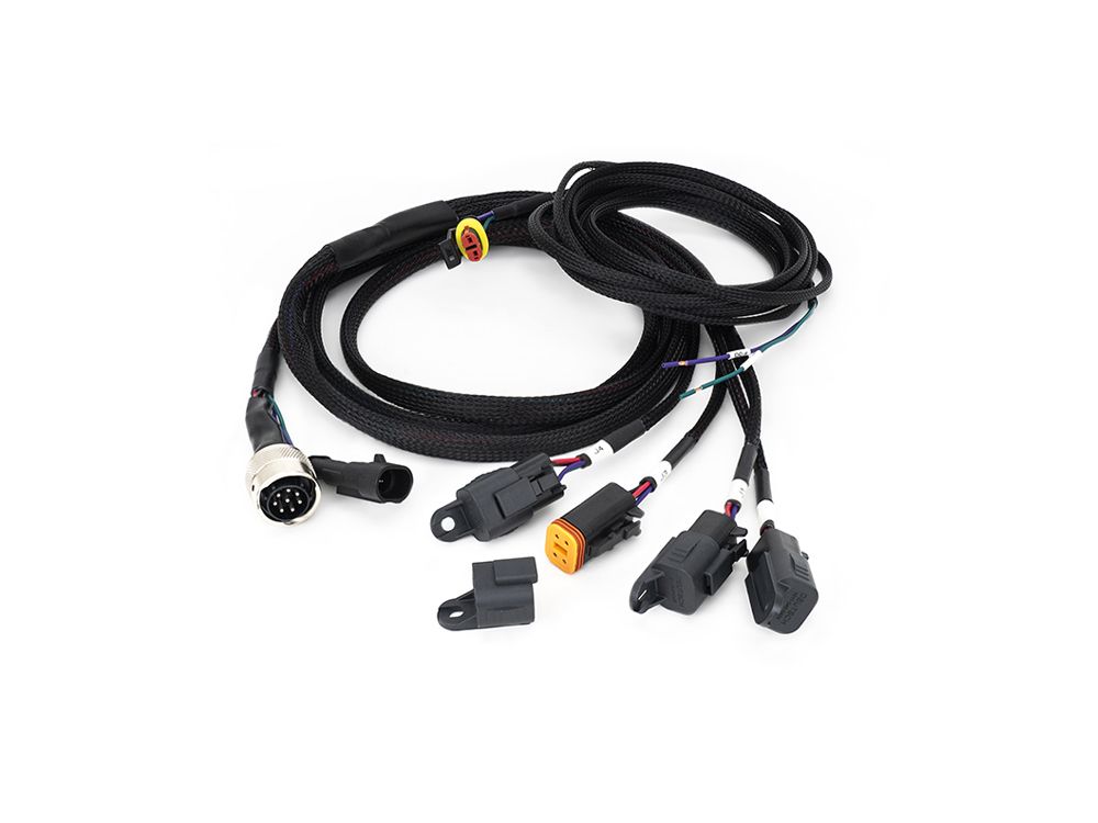 Triple R Lighting Four-Lamp Harness Kit With ITT Connector (4-Pin, Deutsch Dt, 12V)