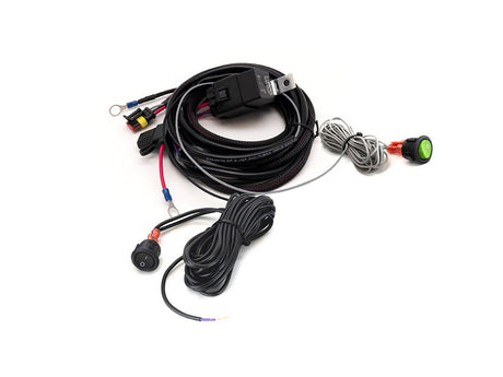 Triple R Lighting Single-Lamp Wiring Kit with Momentary Switch (3-Pin, Superseal, 12V)