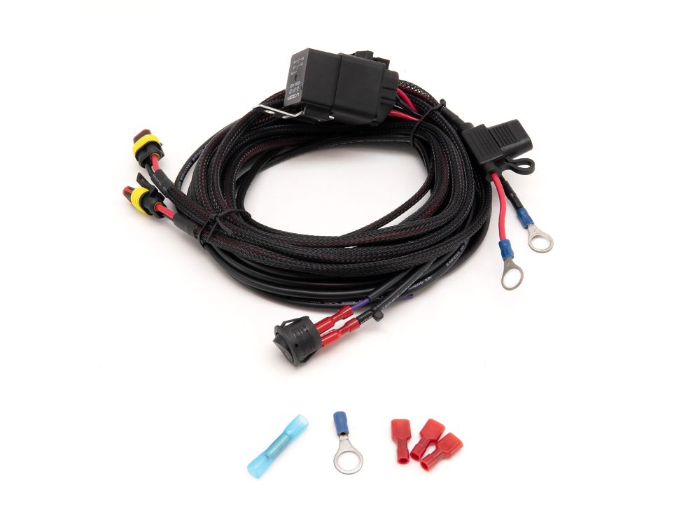 Triple R Lighting Two-Lamp Wiring Kit (2-Pin, Superseal, 12V)