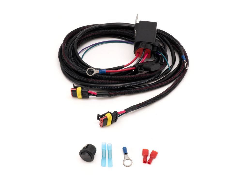 Triple R Lighting Two-Lamp Wiring Kit (3-Pin, Superseal, 12V)