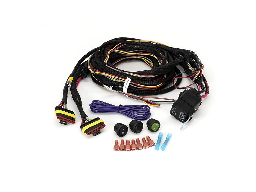 Triple R Lighting Two-Lamp Wiring Kit (6-Pin, Superseal, 12V)