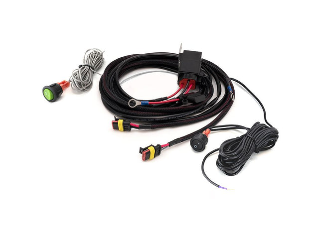 Triple R Lighting Two-Lamp Wiring Kit With Momentary Switch (3-Pin, Superseal, 12V)