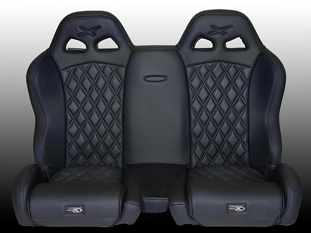 Triple X Seats Can Am Rear Bench Venom Stitch Seats